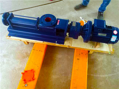 污泥螺桿泵的使用方法