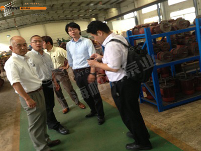 日本細(xì)川密克朗來我公司進(jìn)行考察交流